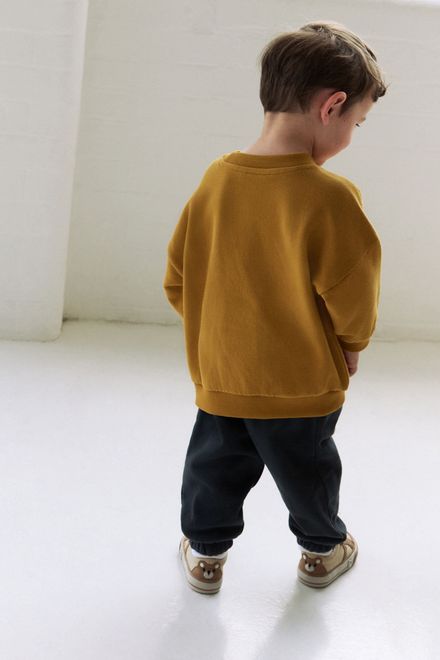 Next / Комплект свитшот с аппликацией и брюки спортивные для мальчика - фото 3