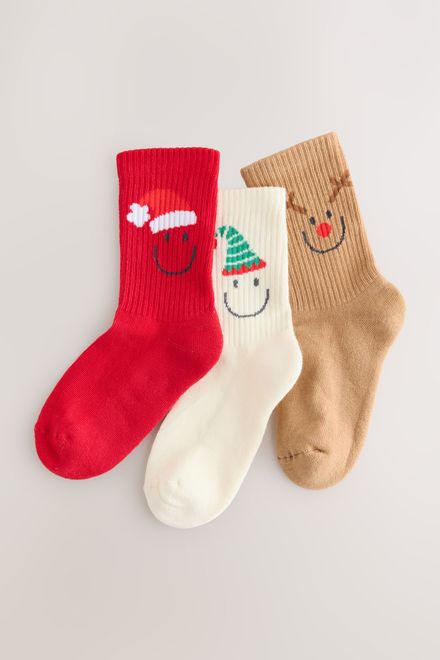 Next / Носки новогодние, 3 пары для девочки