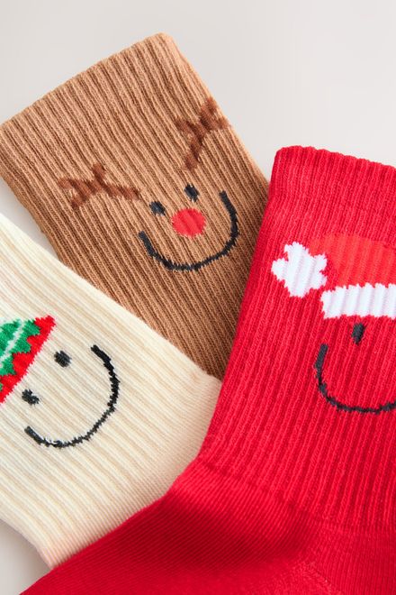 Next / Носки новогодние, 3 пары для девочки - фото 2