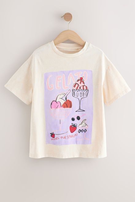 Next / Футболка с принтом для девочки