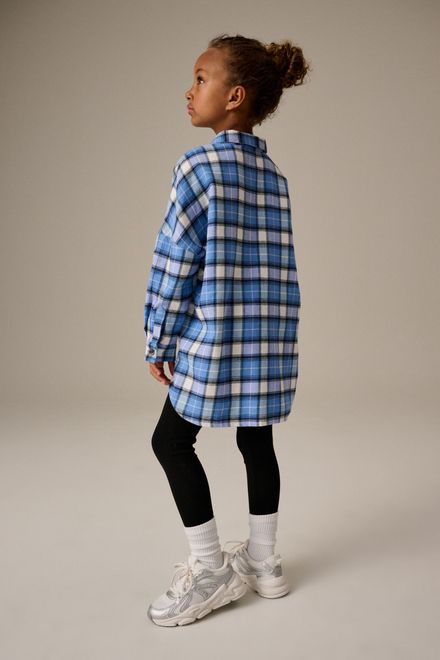 Next / Комплект рубашка и легинсы для девочки - фото 2