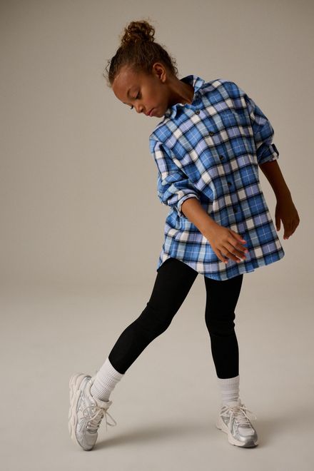 Next / Комплект рубашка и легинсы для девочки - фото 3