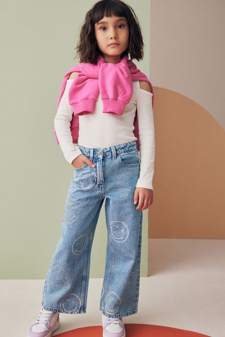 Next / Джинсы палаццо для девочки