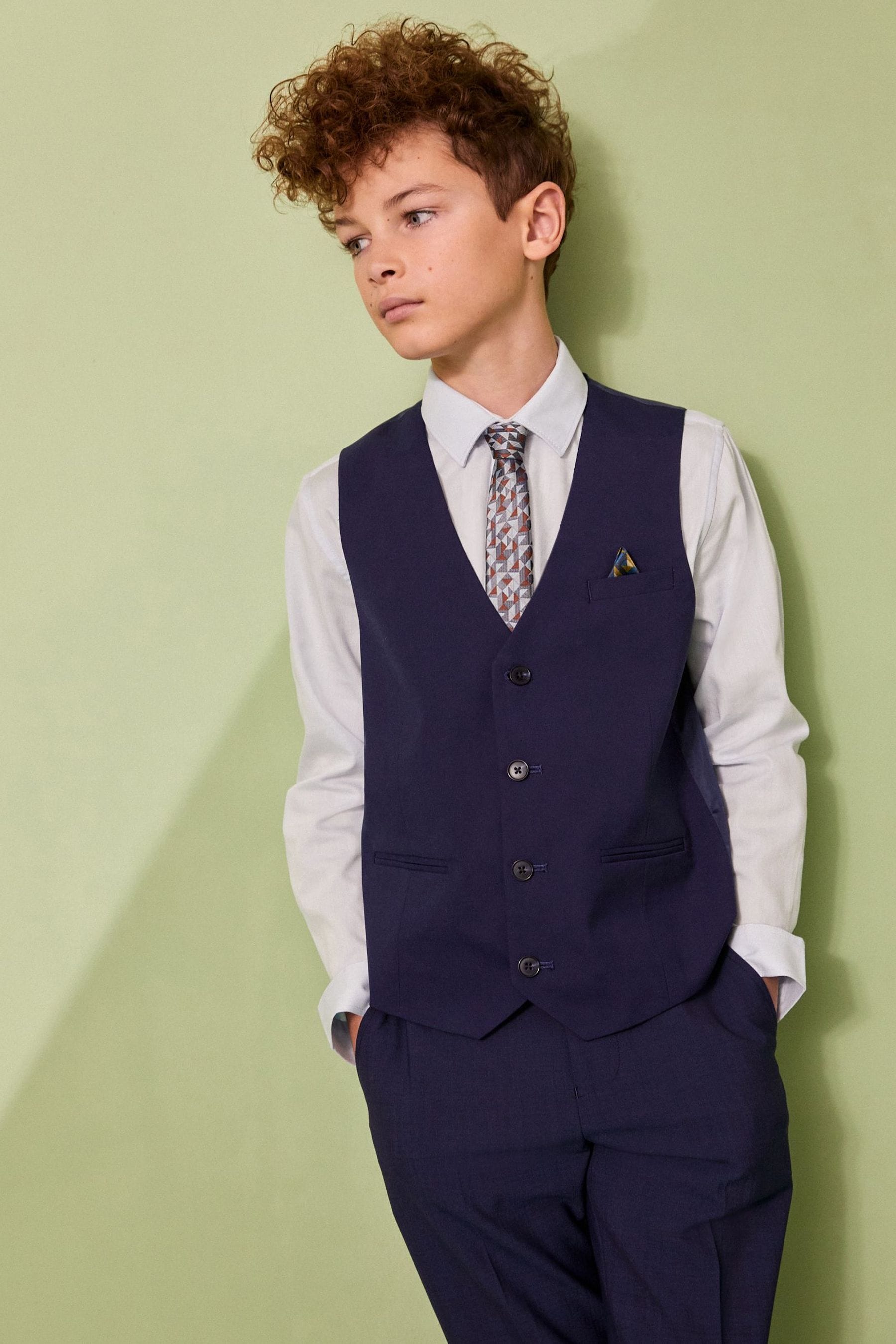 Next / Комплект рубашка, жилет и галстук для мальчика