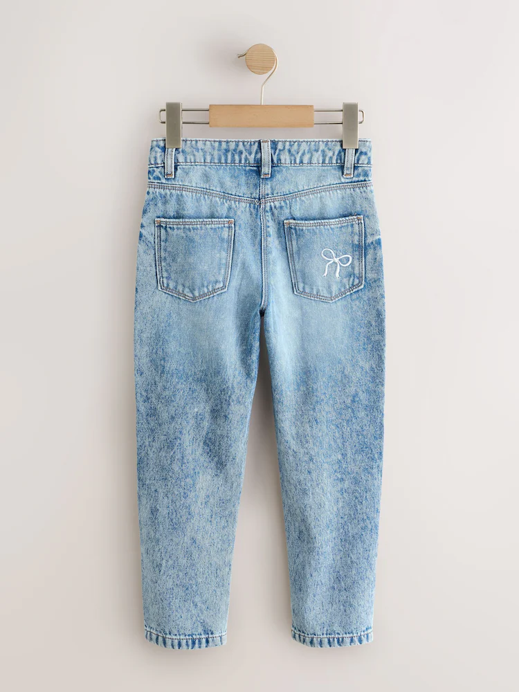 Next / Джинсы со стразами для девочки - фото 2