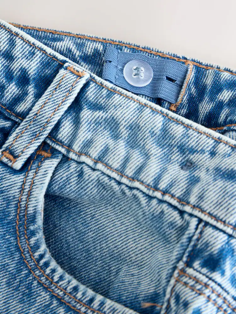 Next / Джинсы со стразами для девочки - фото 4