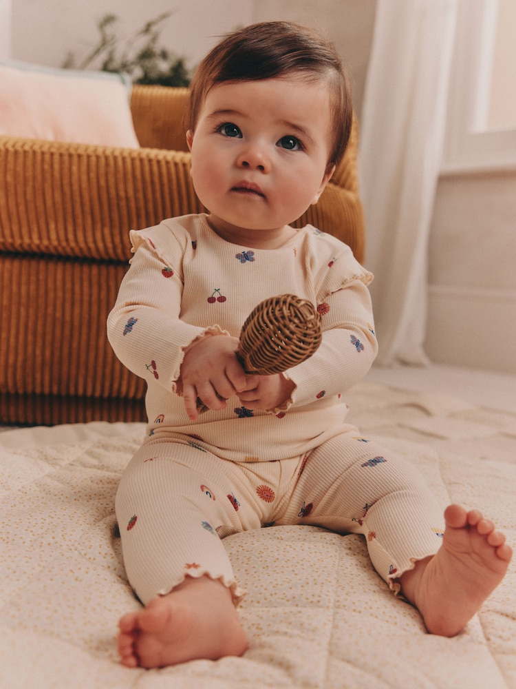 Next / Комплект лонгслив и легинсы для девочки