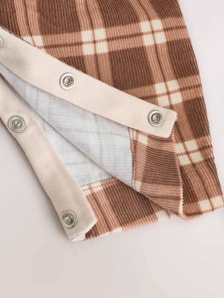 Next / Комплект боди и полукомбинезон вельветовый для мальчика