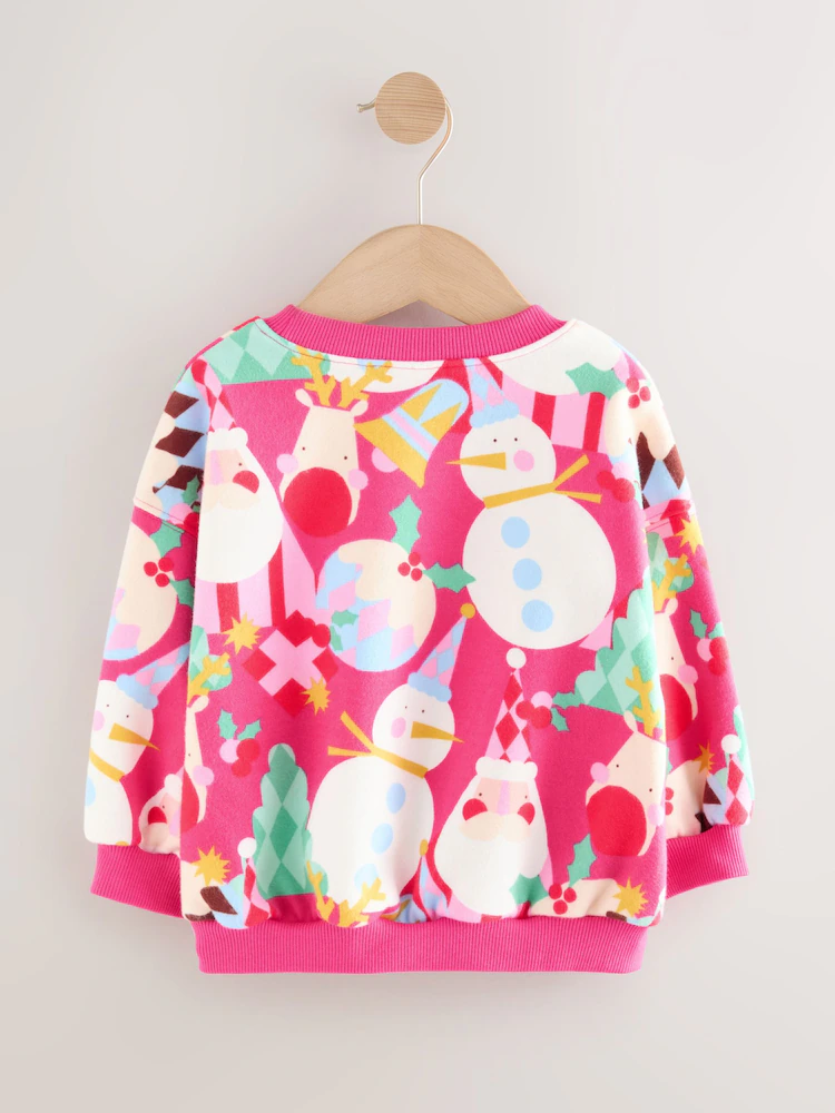 Next / Свитшот новогодний для девочки