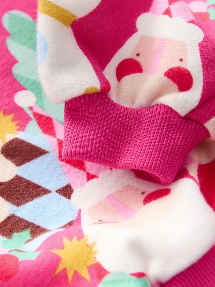 Next / Свитшот новогодний для девочки