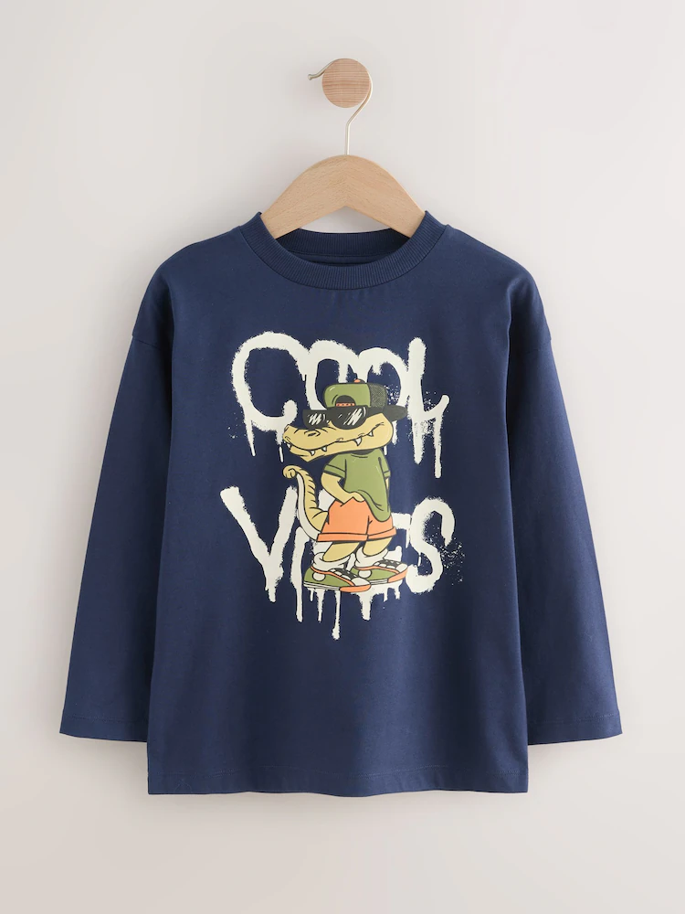 Next / Лонгслив с принтом для мальчика