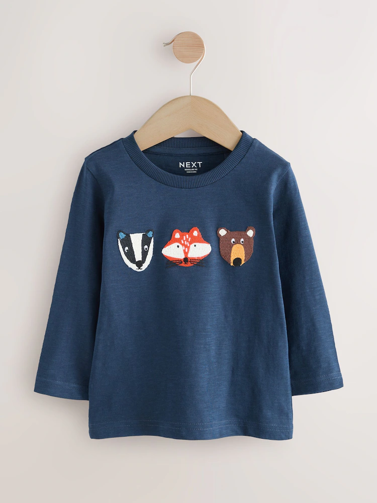 Next / Лонгслив с аппликацией для мальчика - фото 3