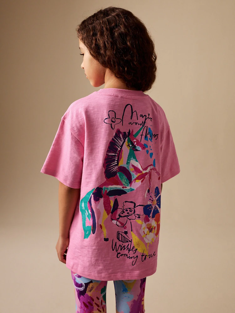 Next / Комплект футболка и легинсы для девочки - фото 2