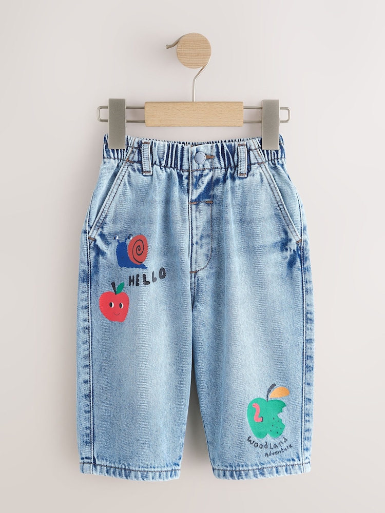 Next / Джинсы с принтом для мальчика - фото 3