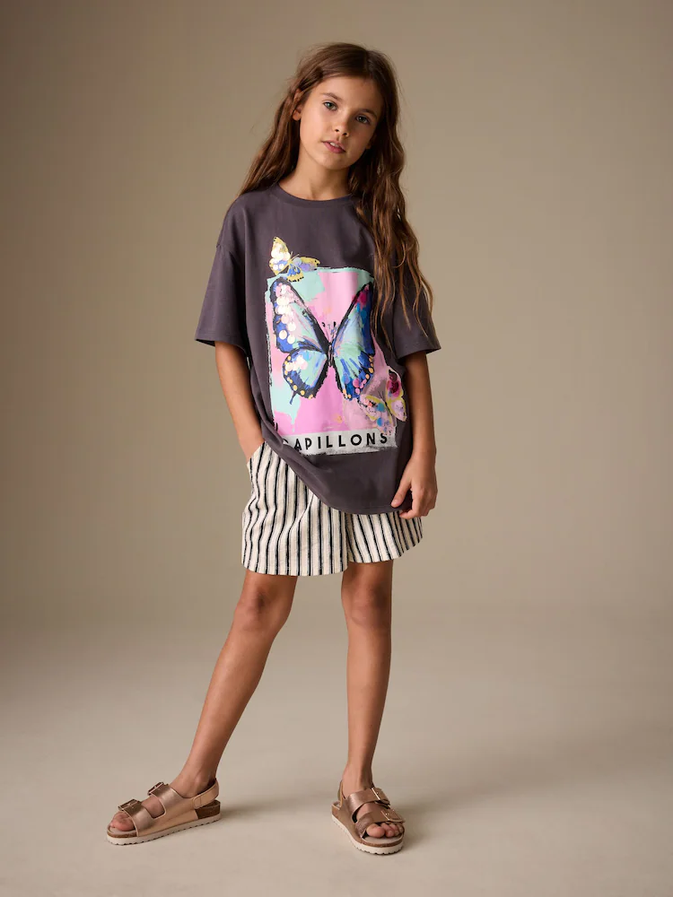 Next / Футболка с принтом для девочки