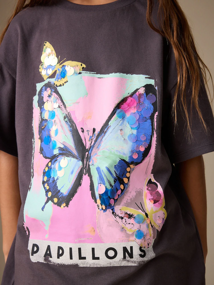 Next / Футболка с принтом для девочки - фото 2