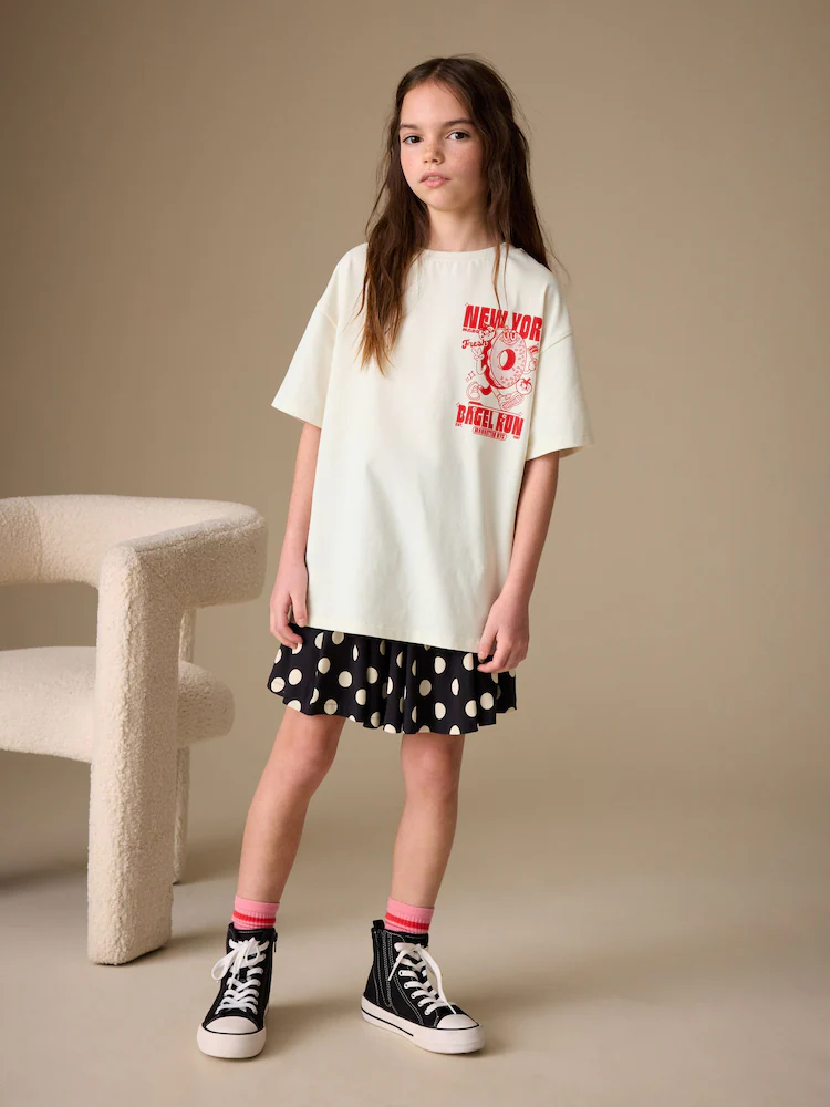 Next / Футболка с принтом для девочки