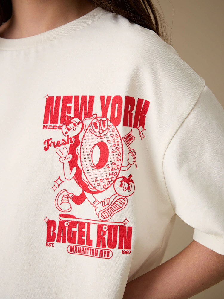 Next / Футболка с принтом для девочки - фото 2