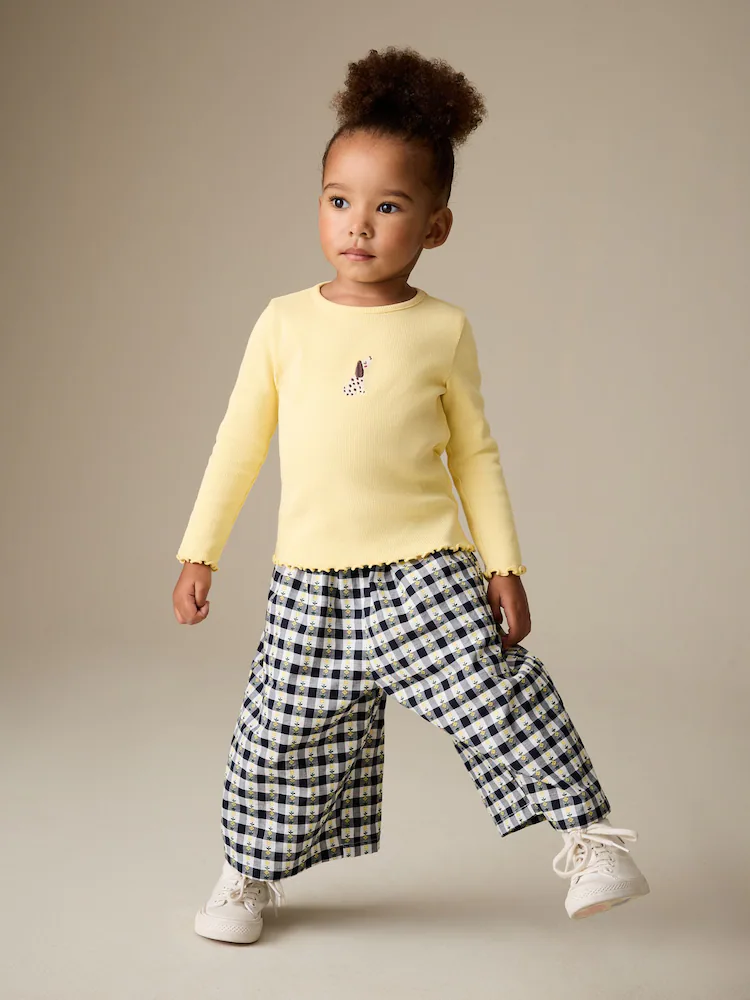 Next / Брюки с принтом для девочки - фото 2