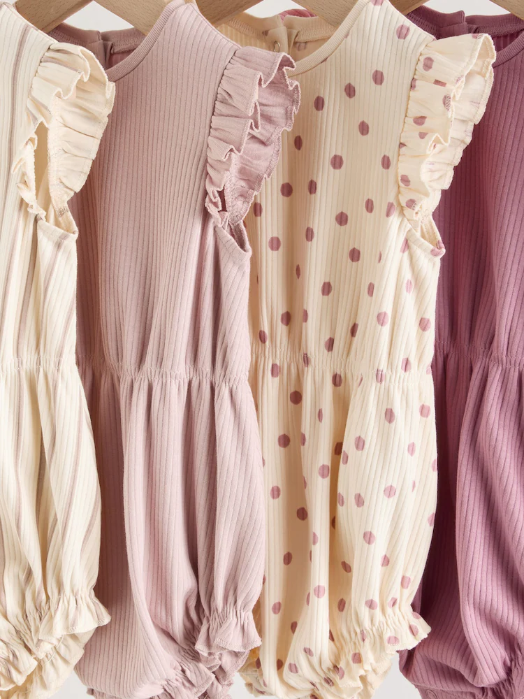 Next / Ромпер, 4 шт. для девочки - фото 3