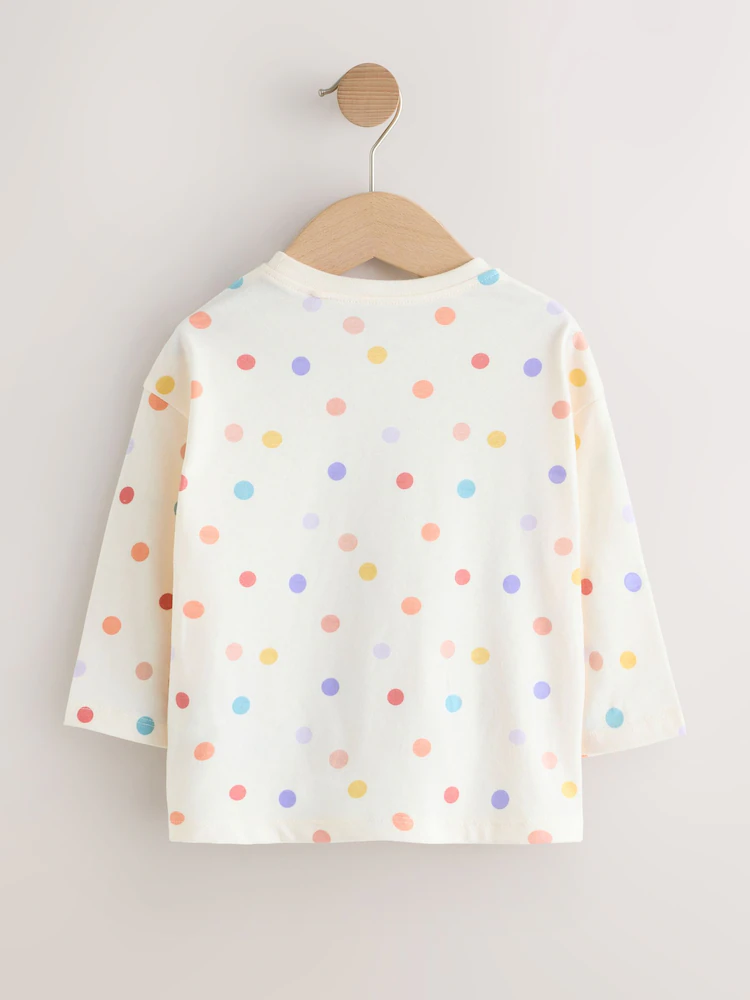 Next / Лонгслив с принтом для девочки - фото 4