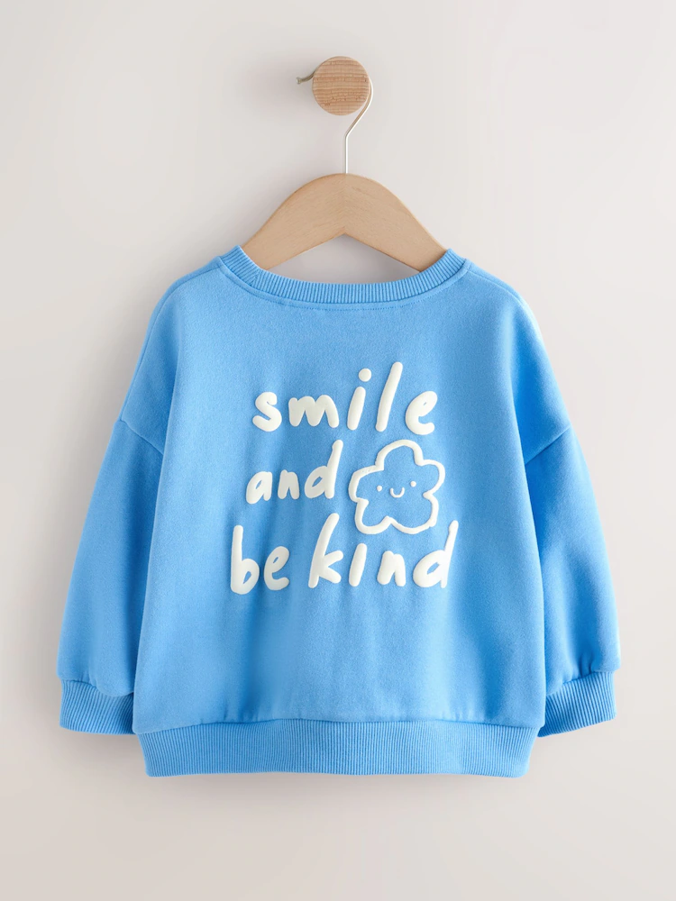 Next / Свитшот с принтом для девочки - фото 5