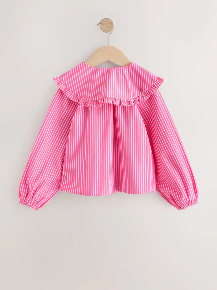 Next / Блузка с вышивкой для девочки - фото 4