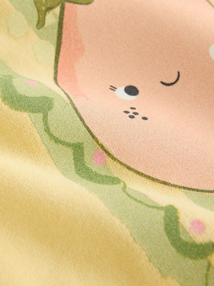 Next / Комплект свитшот с коротким рукавом и шорты трикотажные для девочки - фото 5