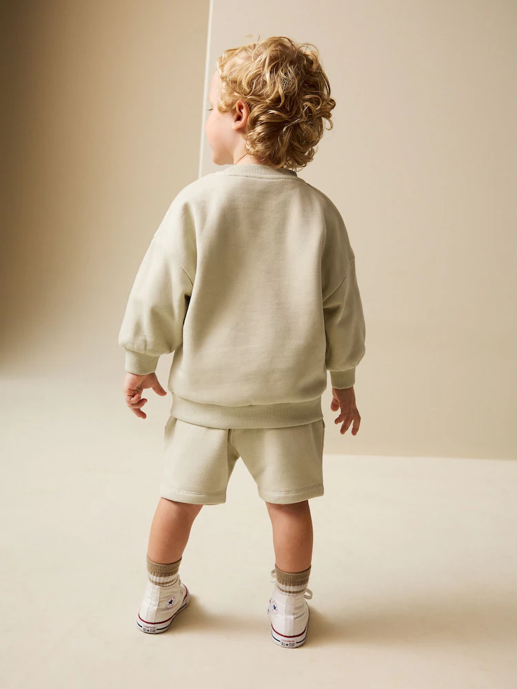 Next / Комплект свитшот и шорты для мальчика - фото 2