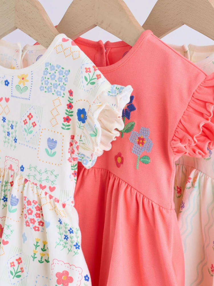 Next / Ромпер, 3 шт. для девочки - фото 4