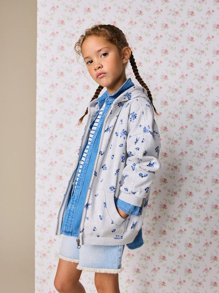 Next / Толстовка с принтом для девочки