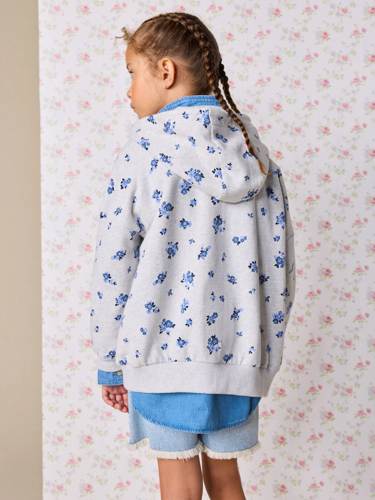 Next / Толстовка с принтом для девочки - фото 2