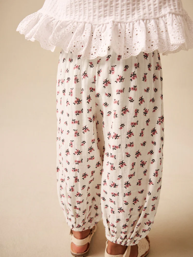 Next / Брюки с принтом для девочки - фото 2