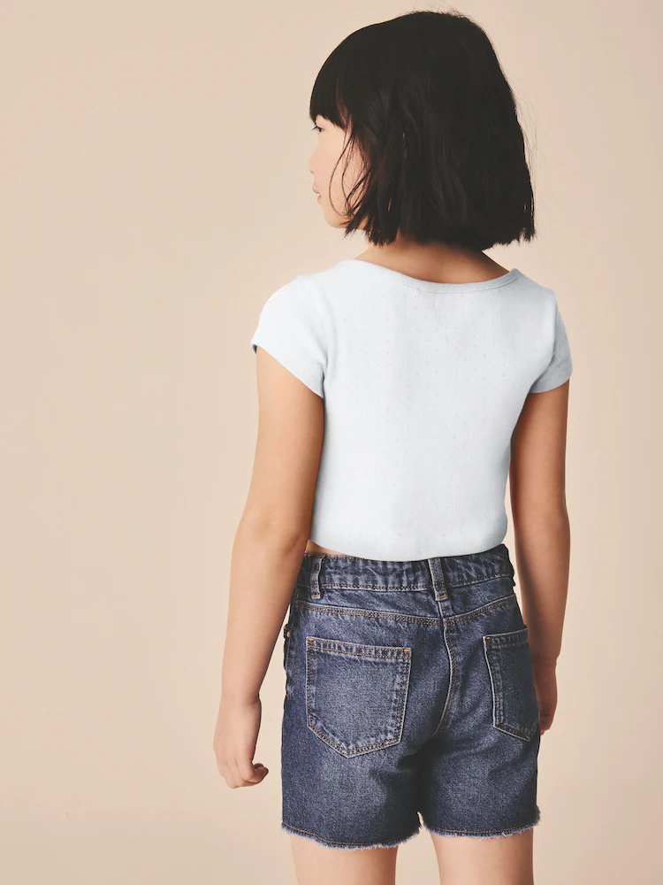 Next / Футболка укороченная для девочки - фото 2