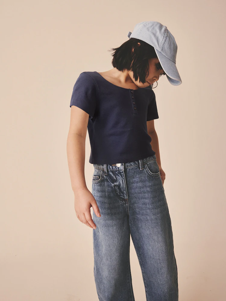 Next / Футболка укороченная для девочки - фото 3