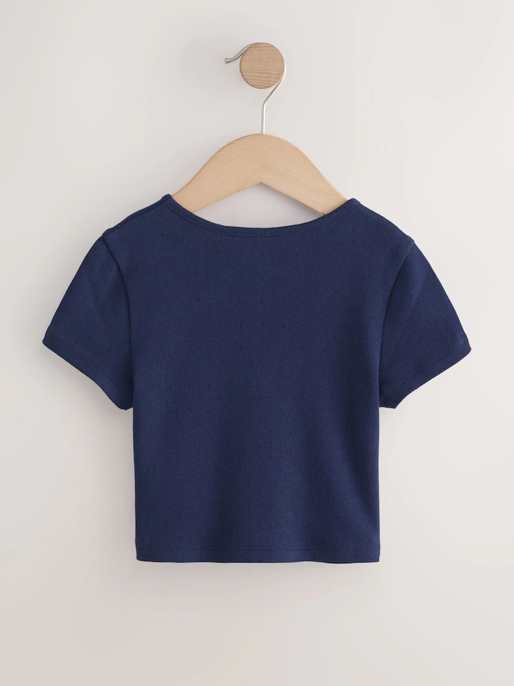 Next / Футболка укороченная для девочки - фото 5