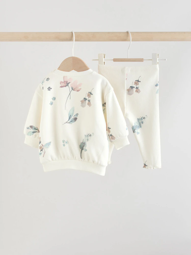 Next / Комплект свитшот и легинсы для девочки - фото 2