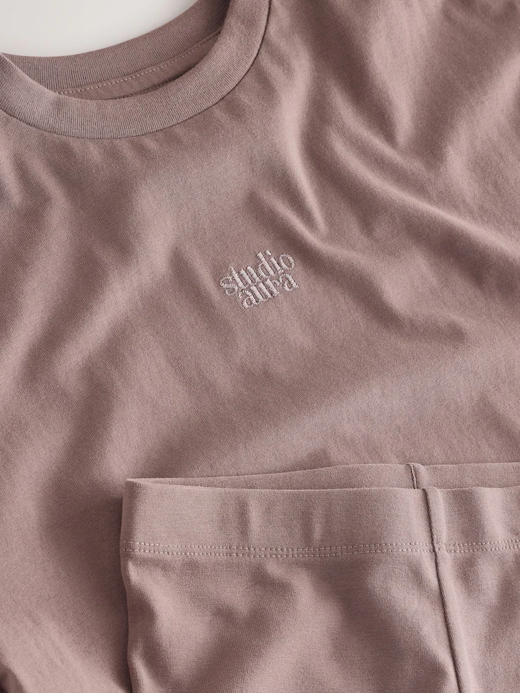 Next / Комплект футболка и велосипедки для девочки - фото 5