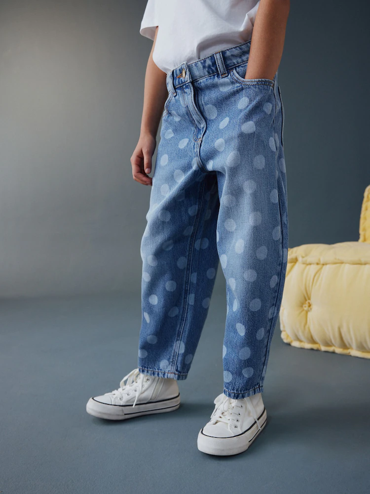 Next / Джинсы с принтом для девочки