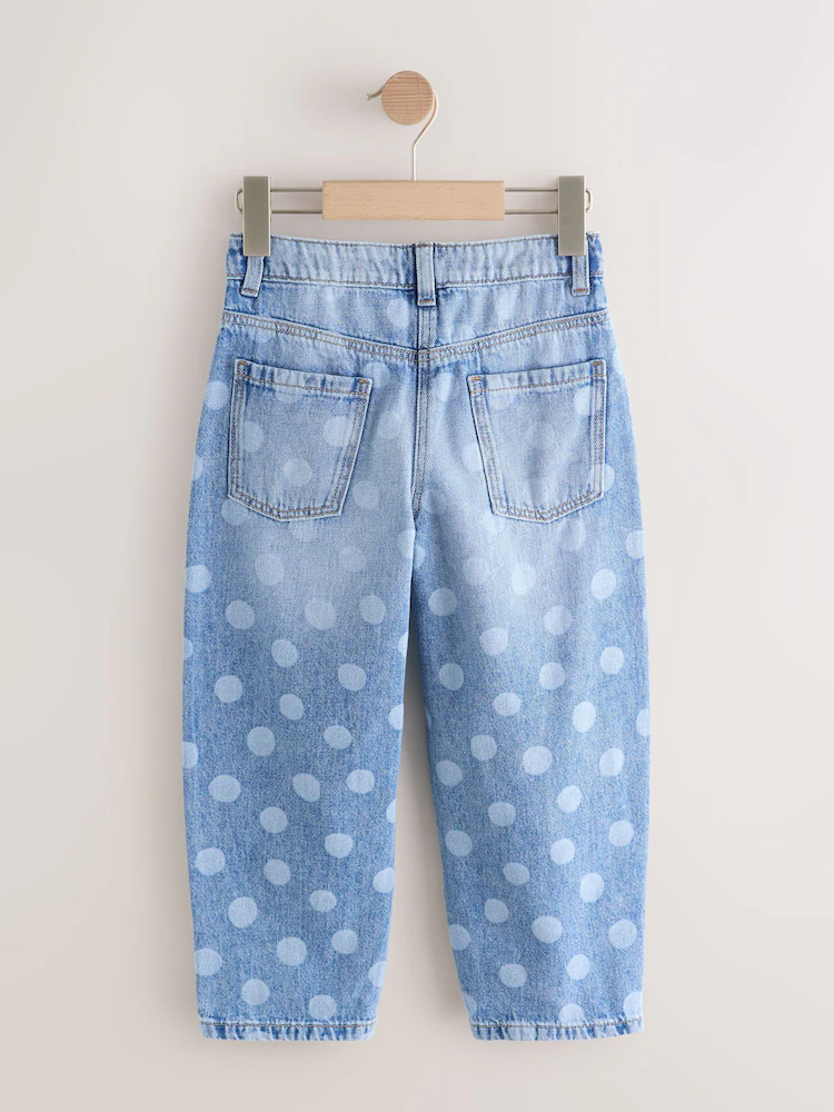 Next / Джинсы с принтом для девочки - фото 5