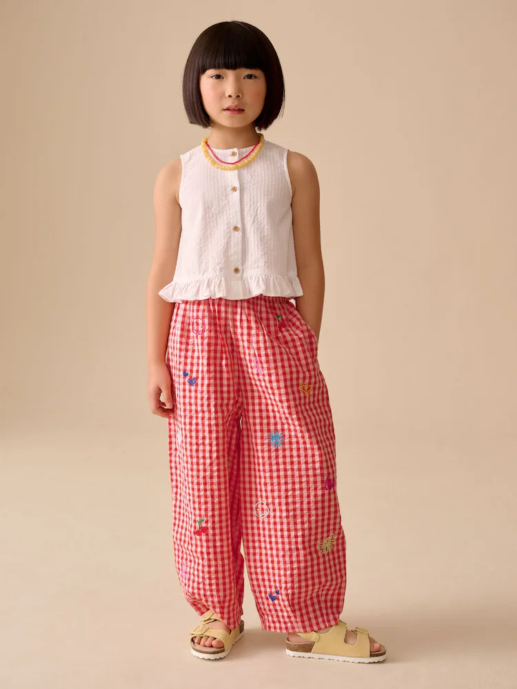 Next / Брюки с вышивкой для девочки