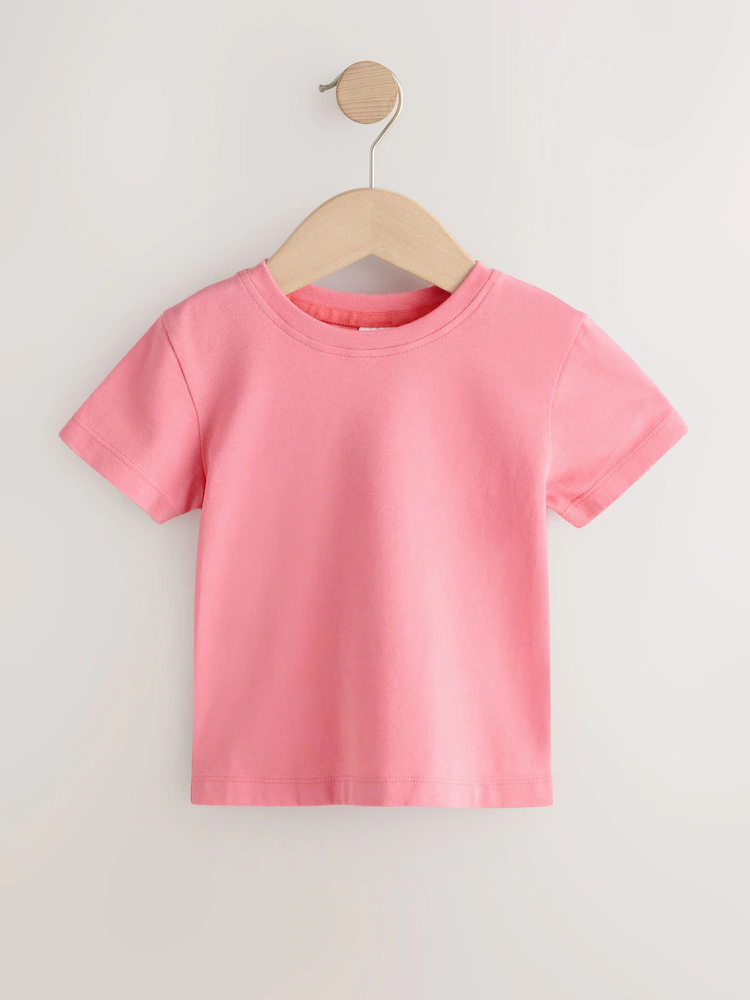 Next / Комплект футболка и полукомбинезон джинсовый с вышивкой для девочки - фото 5