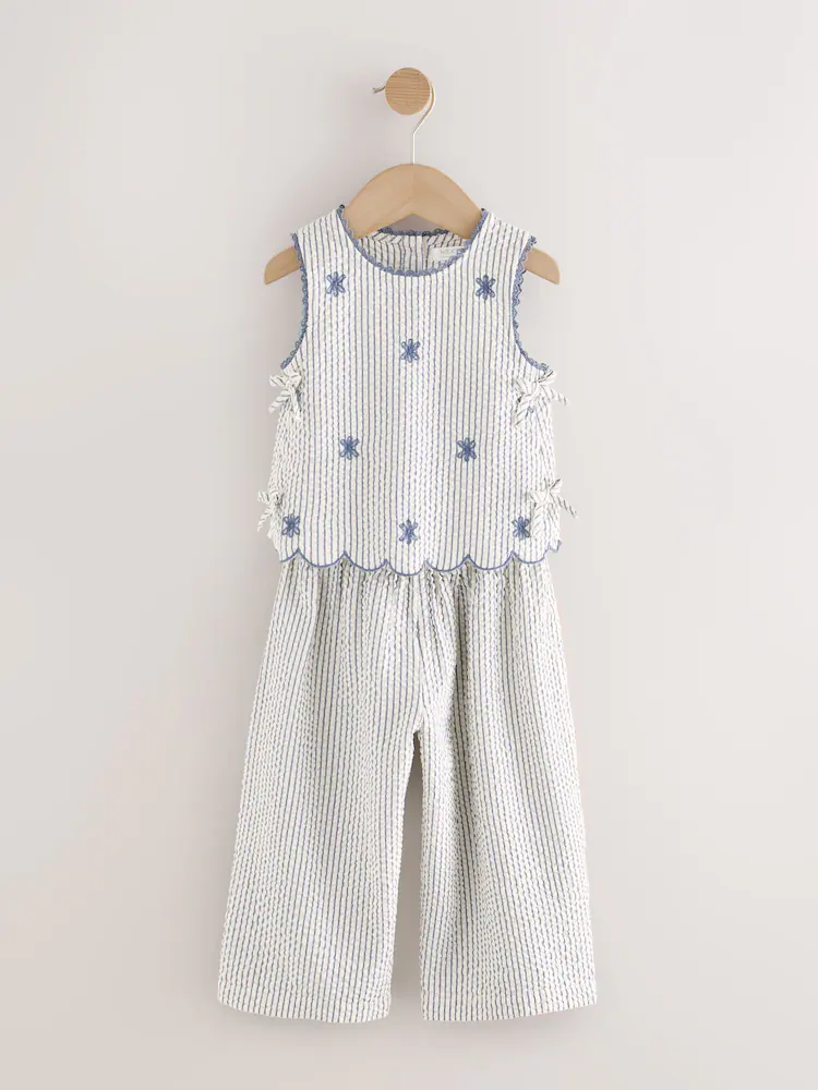 Next / Комплект блузка и брюки для девочки - фото 4