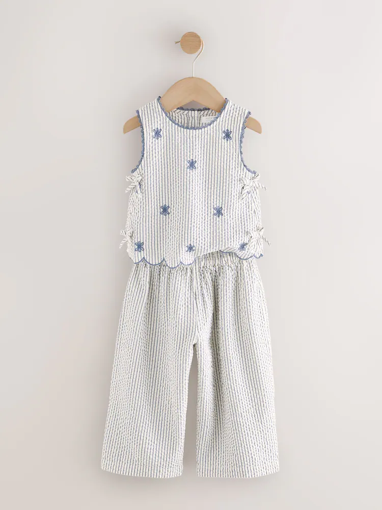 Next / Комплект блузка и брюки для девочки - фото 5