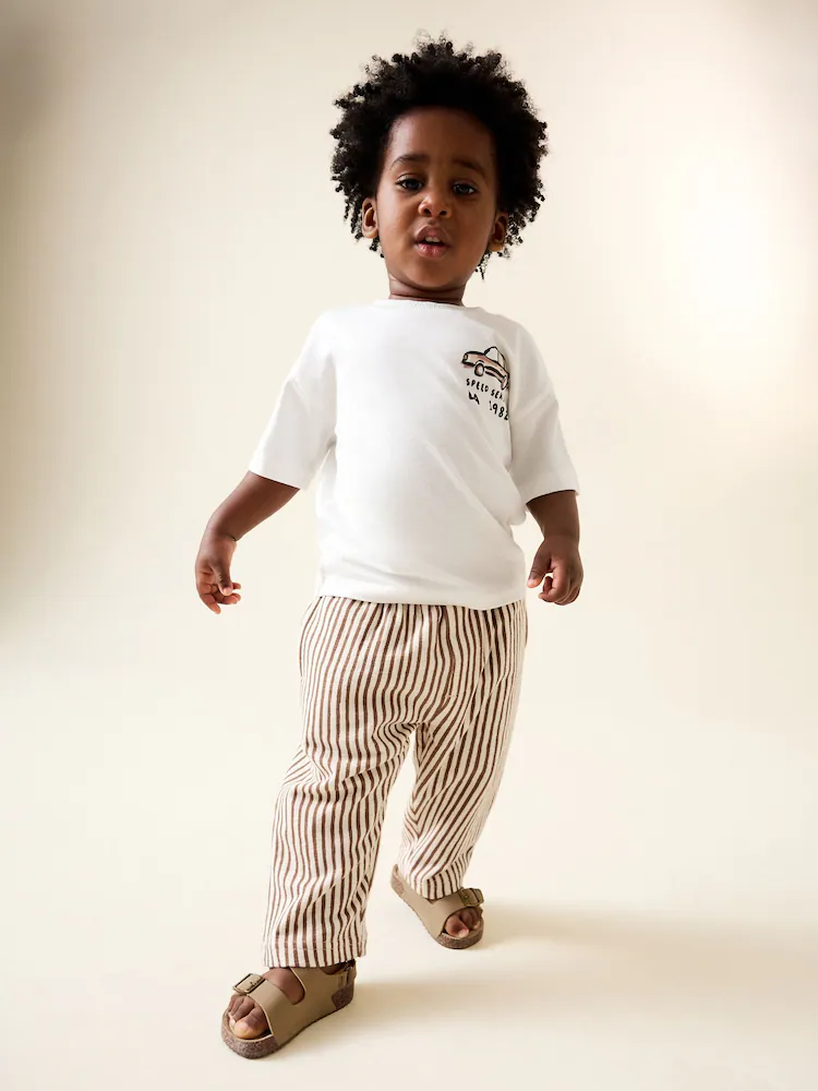 Next / Брюки трикотажные с принтом для мальчика - фото 2