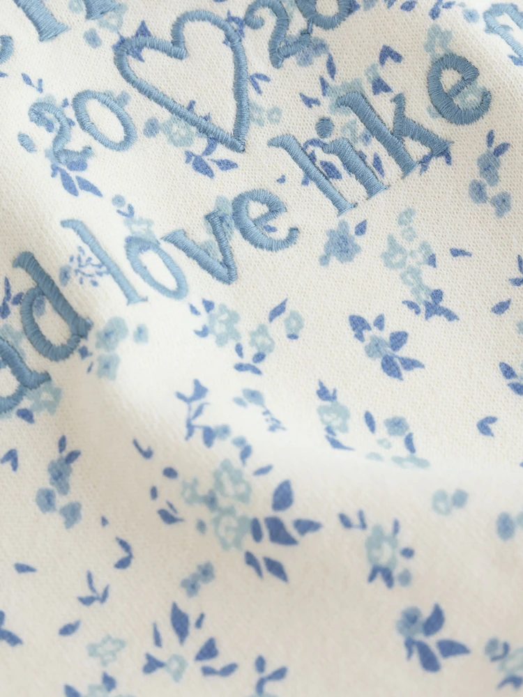 Next / Худи с принтом для девочки - фото 6