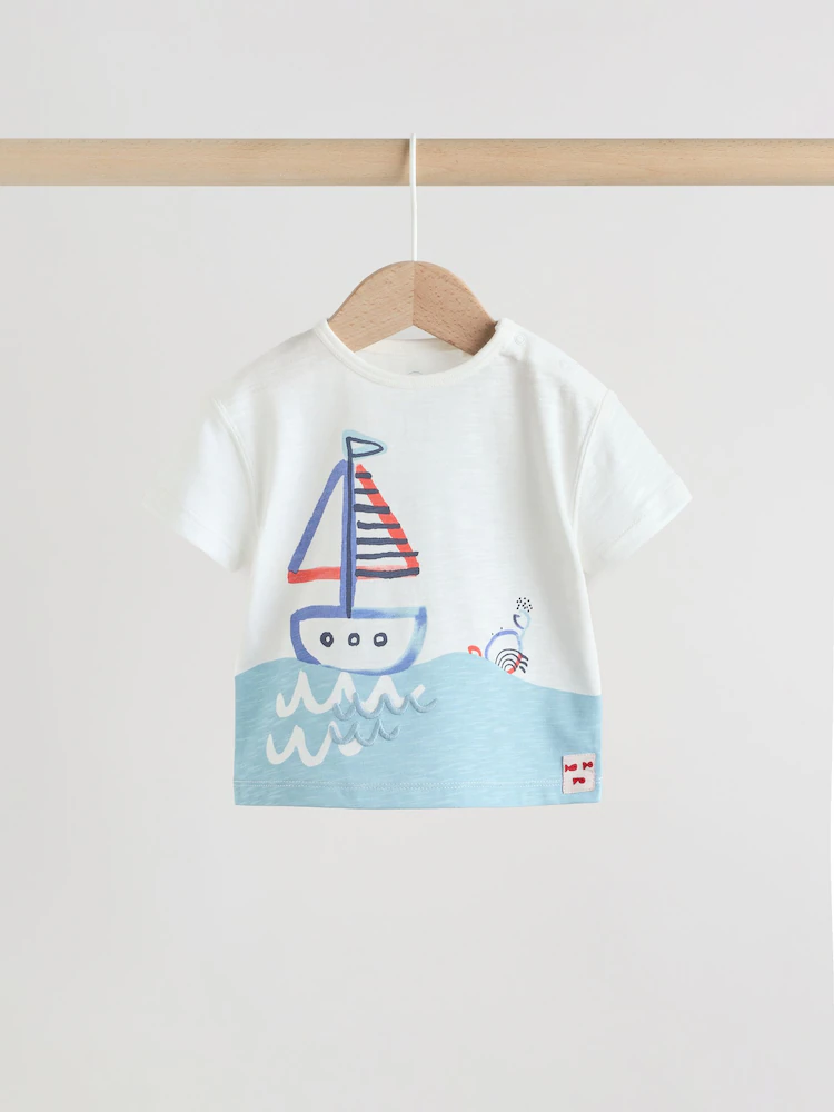 Next / Комплект футболка и шорты для мальчика - фото 4