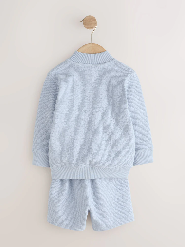 Next / Комплект бомбер и шорты для мальчика - фото 2