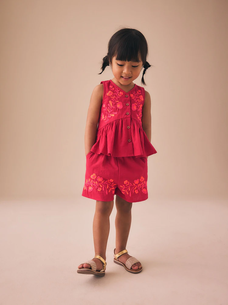 Next / Комплект блузка и шорты для девочки