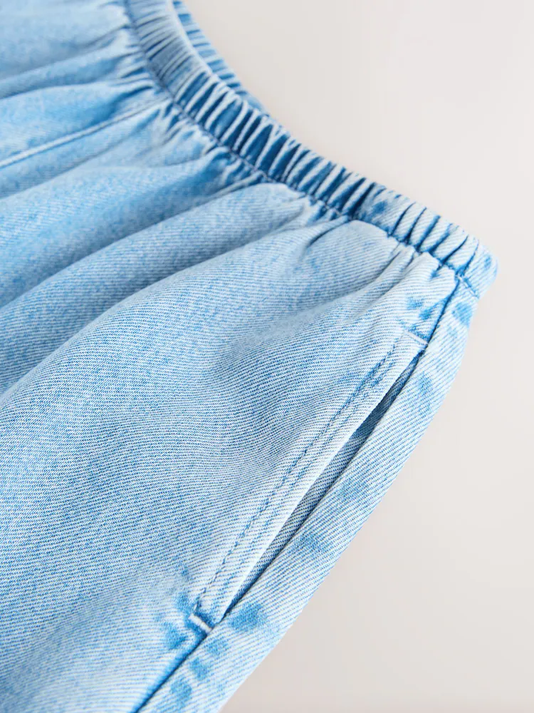 Next / Джинсы кюлоты для девочки - фото 6